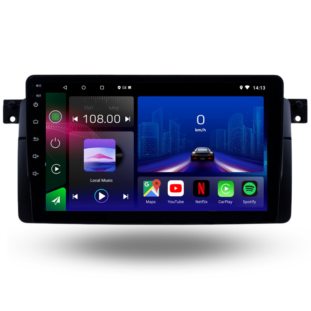 BMW 3 Series, E46 1997-2006, Android 13, Car Stereo