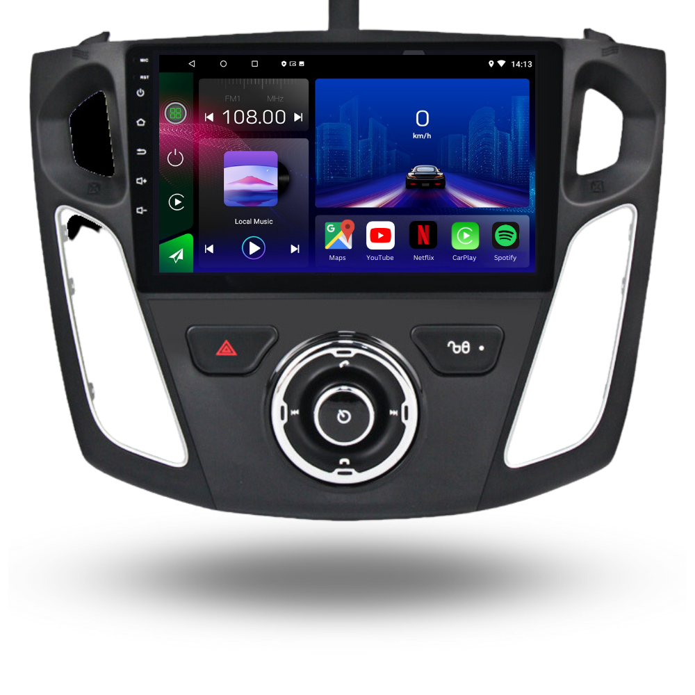 Tesla Touchscreen Stereo for 2012 2013 2014 2015 Ford Focus with Carplay