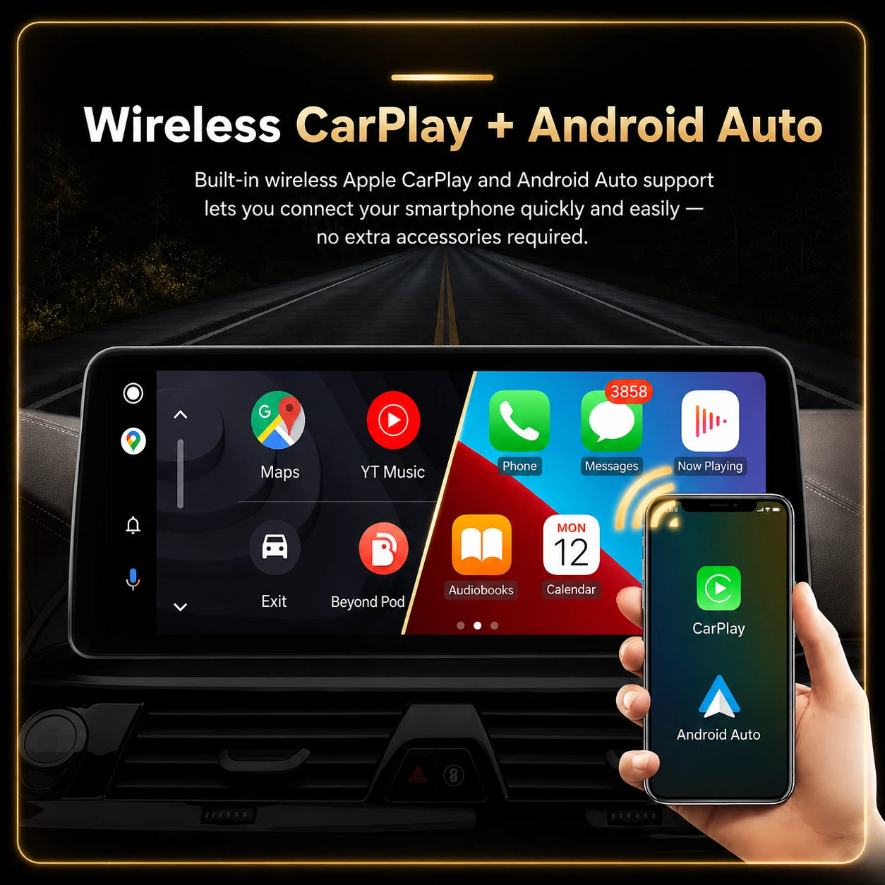 BMW 3/4 Series F30-F36 2011-2019 Android 14 Stereo | CarPlay & Android Auto