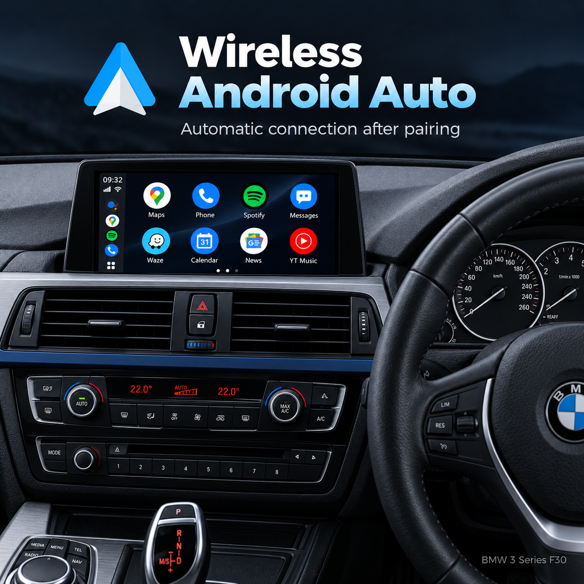 Apple CarPlay inalámbrico para BMW Android Auto Decoder Box NBT CIC EVO