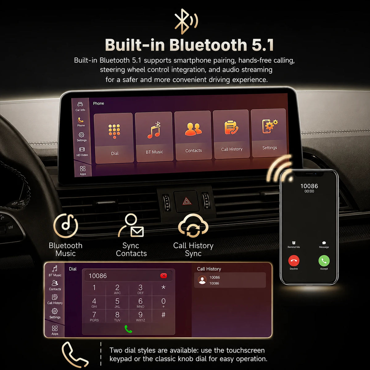 BMW 3/5/6 Series E60-E93 Android 14 Stereo | CarPlay & Android Auto