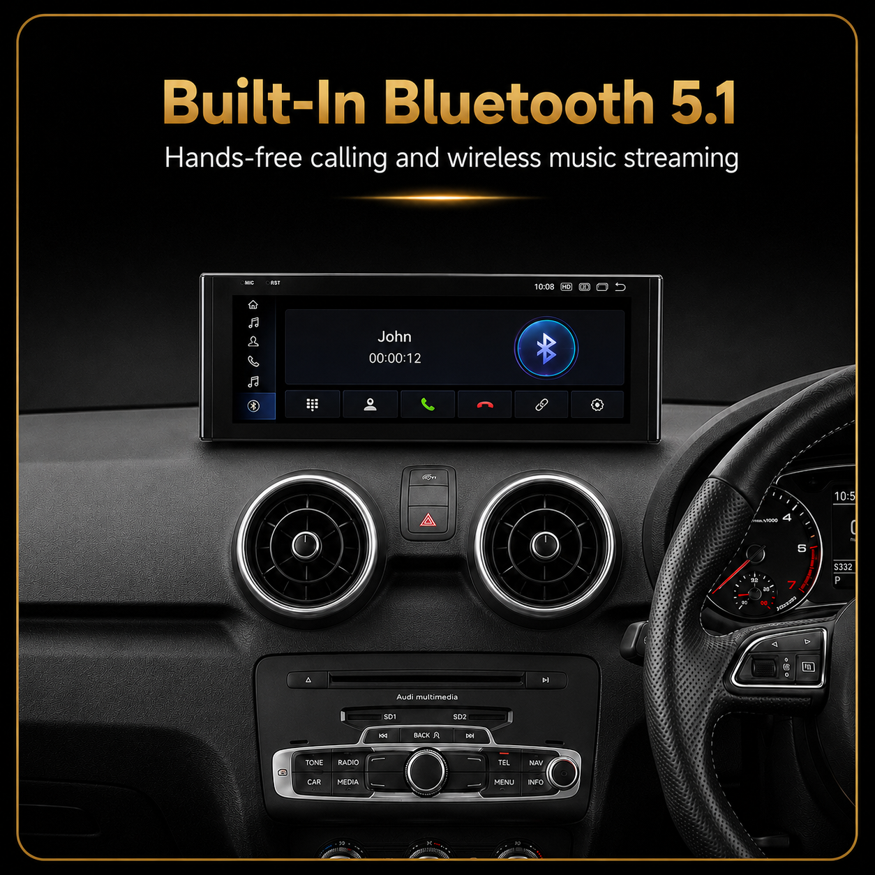 Audi A1/S1 2010-2018 Android 15 Stereo | CarPlay & Android Auto