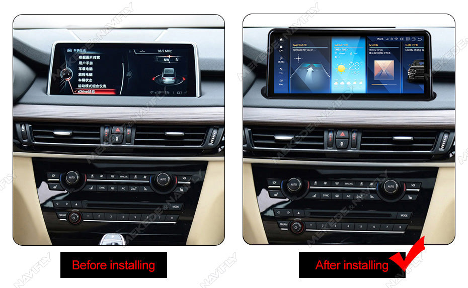 BMW X5 X6 | 2014-2019 | F15 F16 | Android 13 Wireless CarPlay & Android Auto | Car Stereo Head Unit NBT EVO