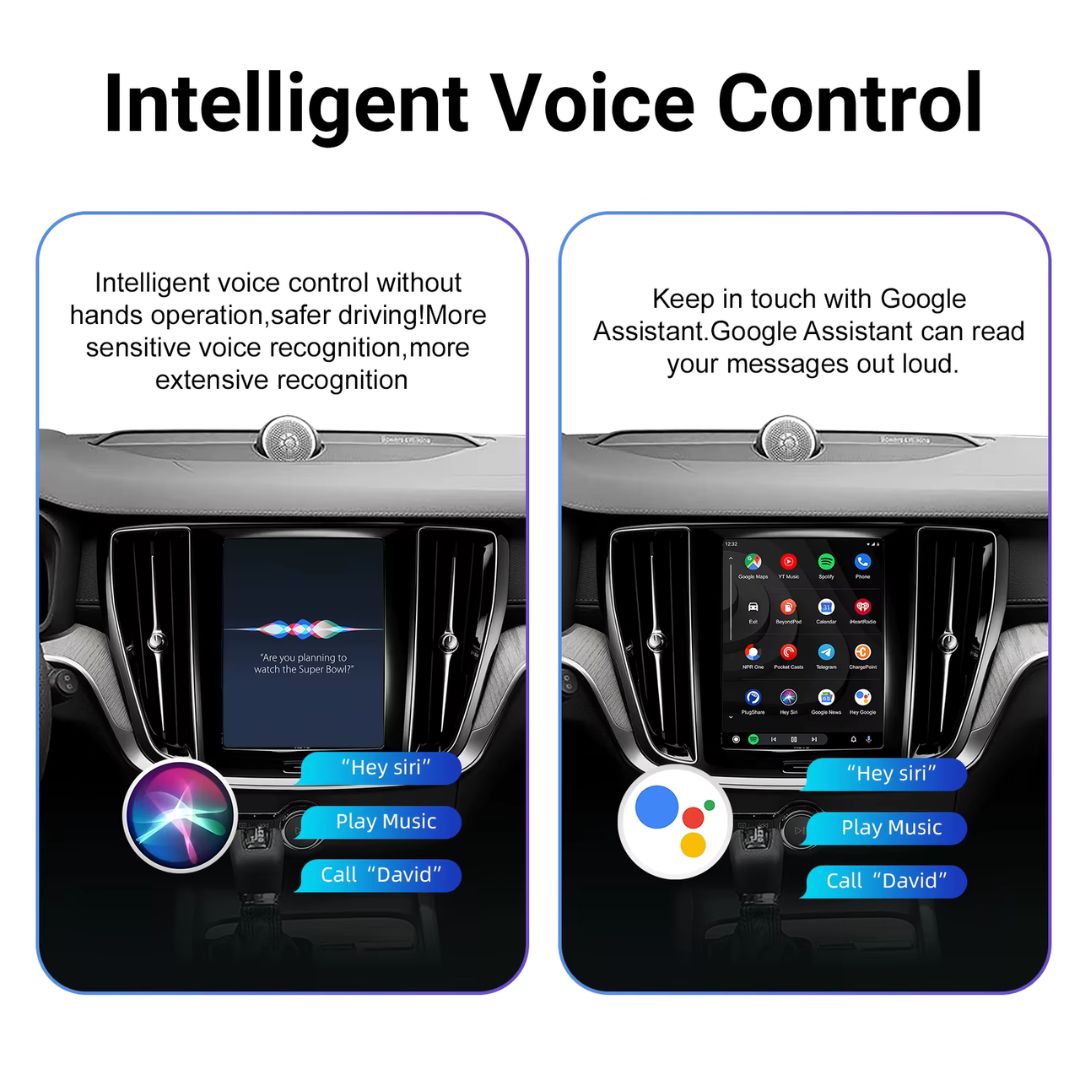 Decodificador sem fio Apple CarPlay para Peugeot/Citroen Android Auto Box
