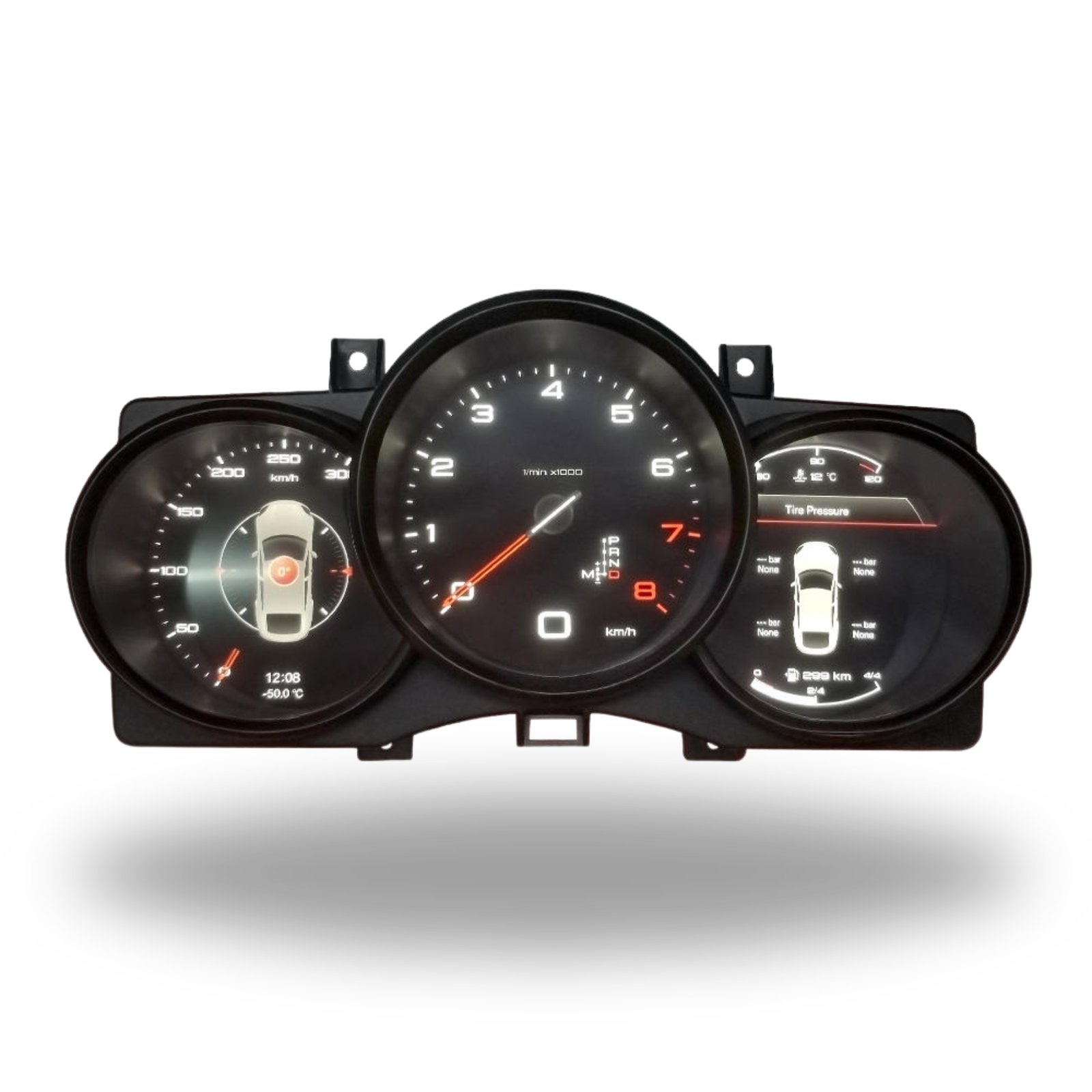 Porsche Macan 2014-2023 & Boxster 2016-2022 Digital Instrument Cluster – Linux System LCD Dashboard