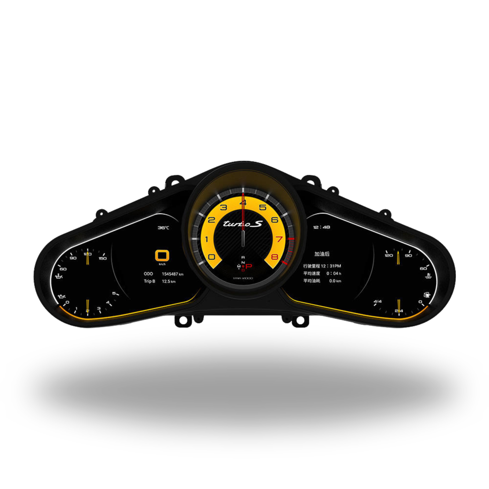 Porsche Cayenne 2011-2017 Digital Instrument Cluster – Linux System LCD Dashboard