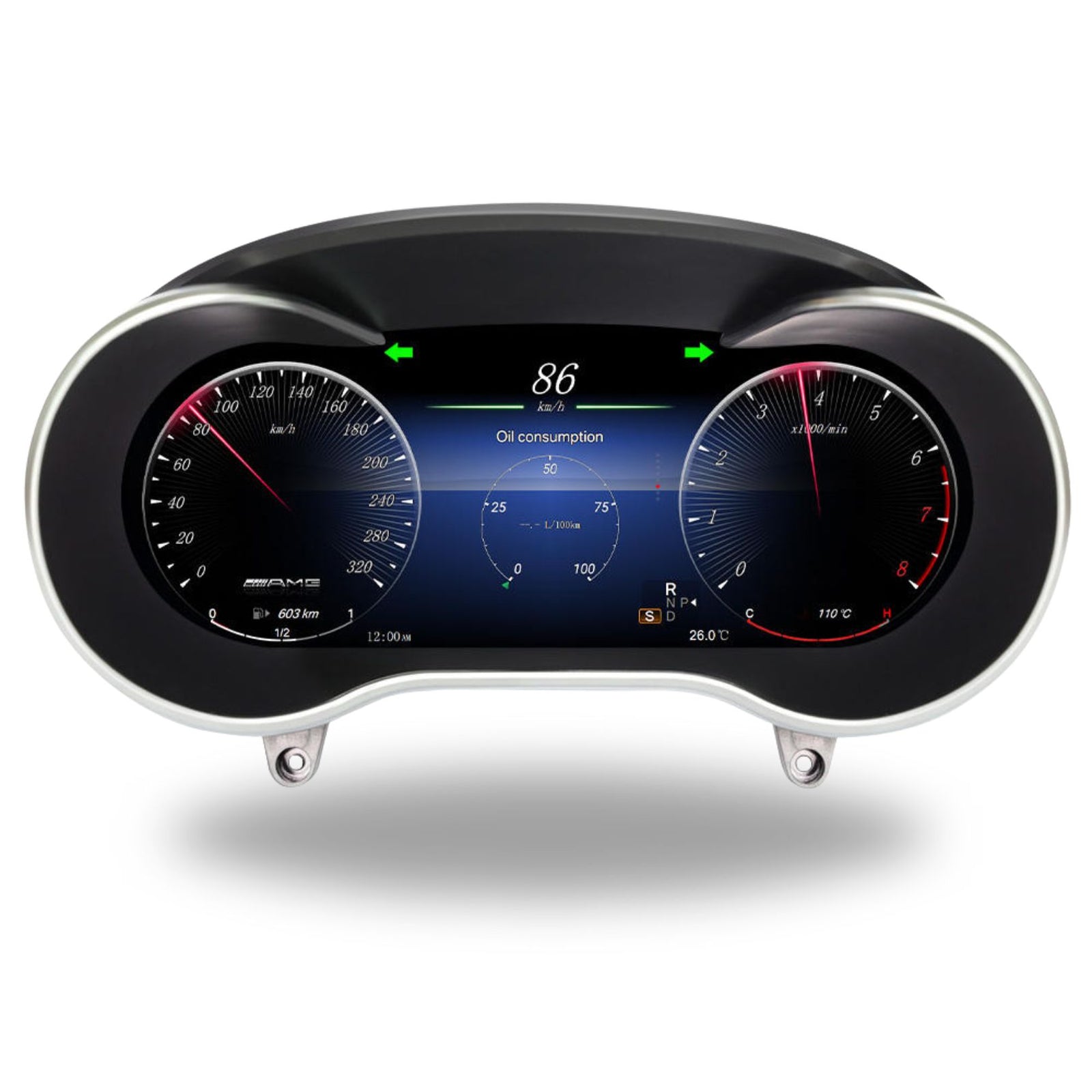 Für BMW | 3 4 Serie | 2012-2020 | F30 F31 F32 F34 F35 F36 F80 F82 | 12,3-Zoll-LCD-Digital-Cluster | Instrumenten-Cockpit-Tachometer | Armaturenbrett-Display 