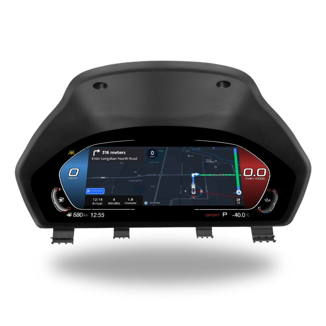 BMW 3 & 4 Series F30–F82 12.3″ Digital Instrument Cluster – LCD Dashboard with CarPlay