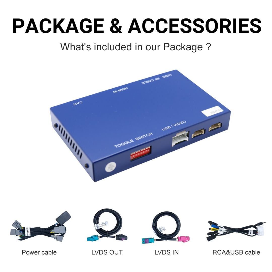 Decodificador sem fio Apple CarPlay para Peugeot/Citroen Android Auto Box