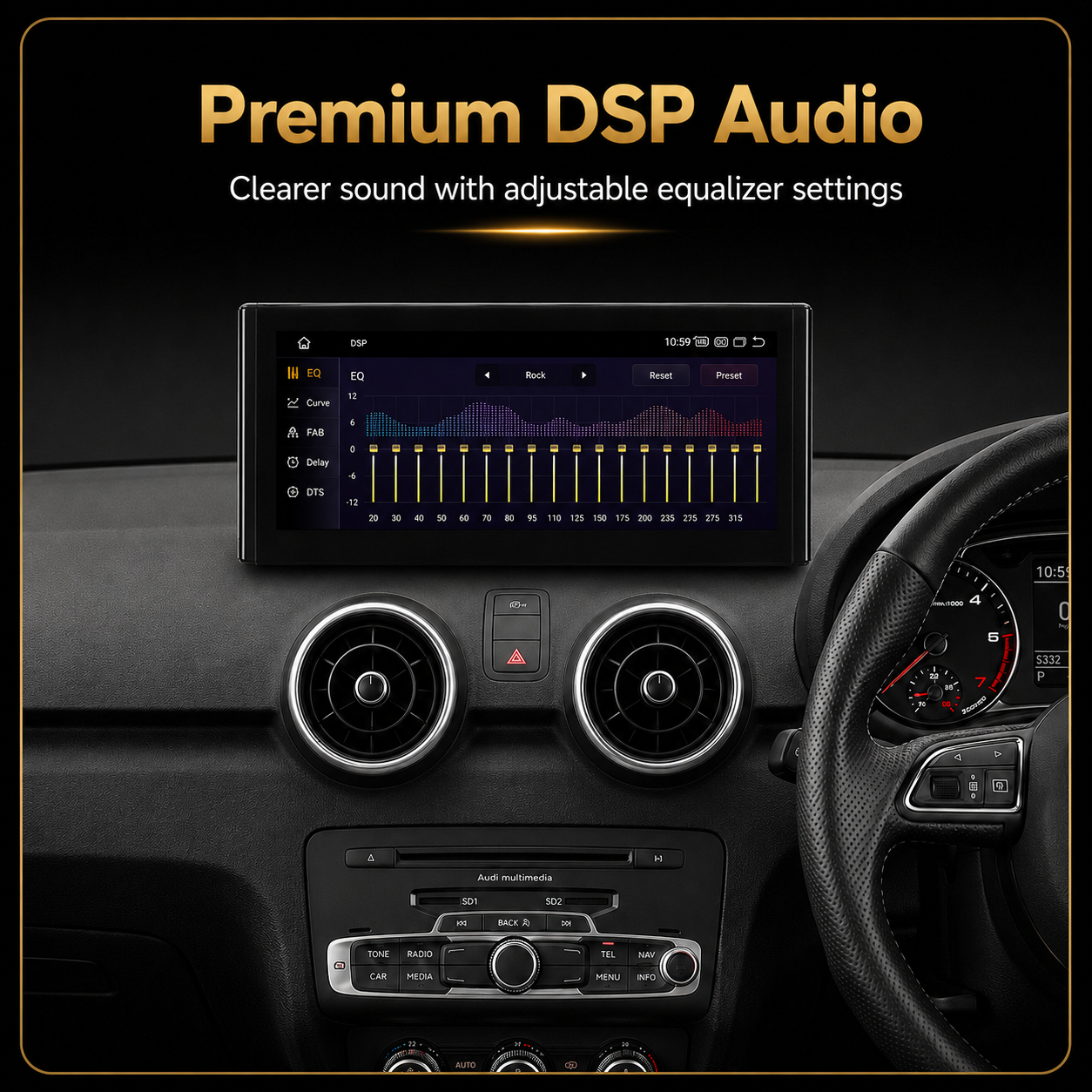 Audi A1/S1 2010-2018 Android 15 Stereo | CarPlay & Android Auto