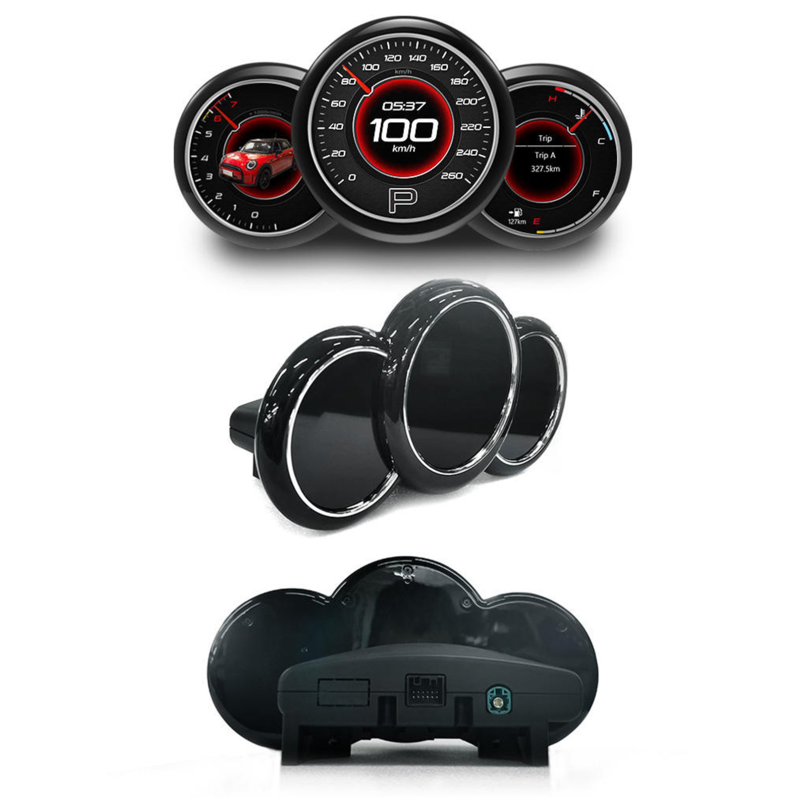 Mini 2014-2023 Digital Instrument Cluster – Linux System LCD Dashboard