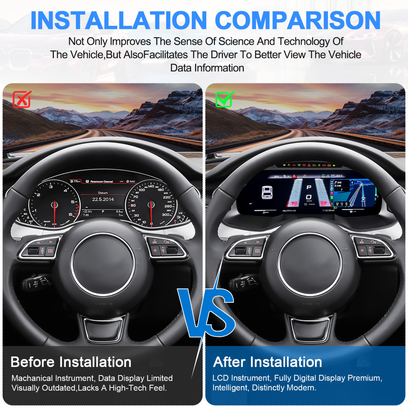 Pour BMW | Série 3 4 | 2012-2020 | F30 F31 F32 F34 F35 F36 F80 F82 | Groupe numérique LCD 12,3