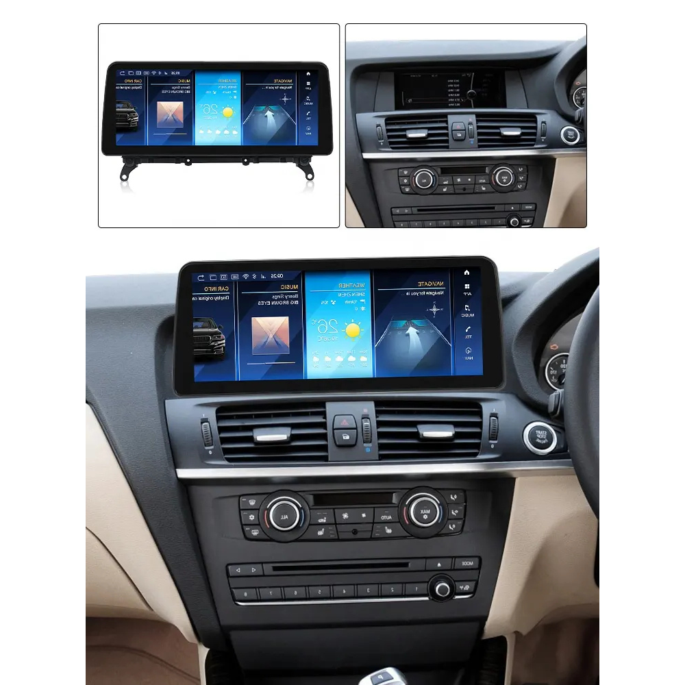 BMW X3 X4 | 2010-2018 | F25 F26 | Android 13 Wireless CarPlay & Android Auto | Car Stereo Head Unit CIC NBT