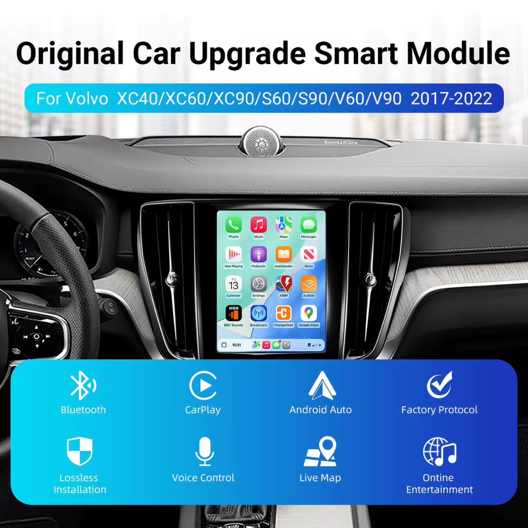Decodificador sem fio Apple CarPlay para Peugeot/Citroen Android Auto Box