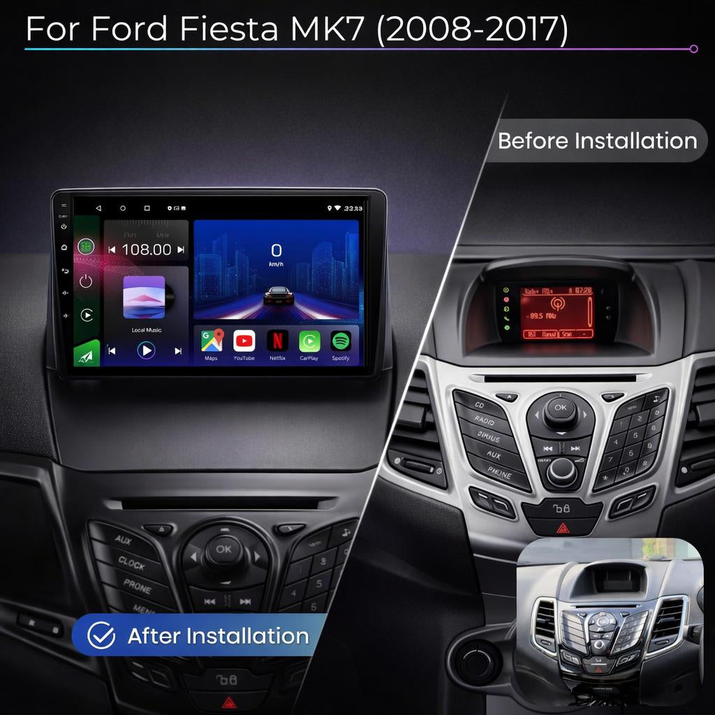 Ford Fiesta MK7 2008-2017 Android 14 Car Stereo Head Unit
