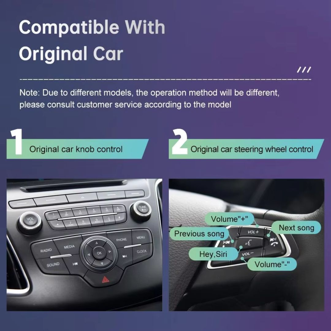 Decodificador inalámbrico Apple CarPlay para Peugeot / Citroen Android Auto Box