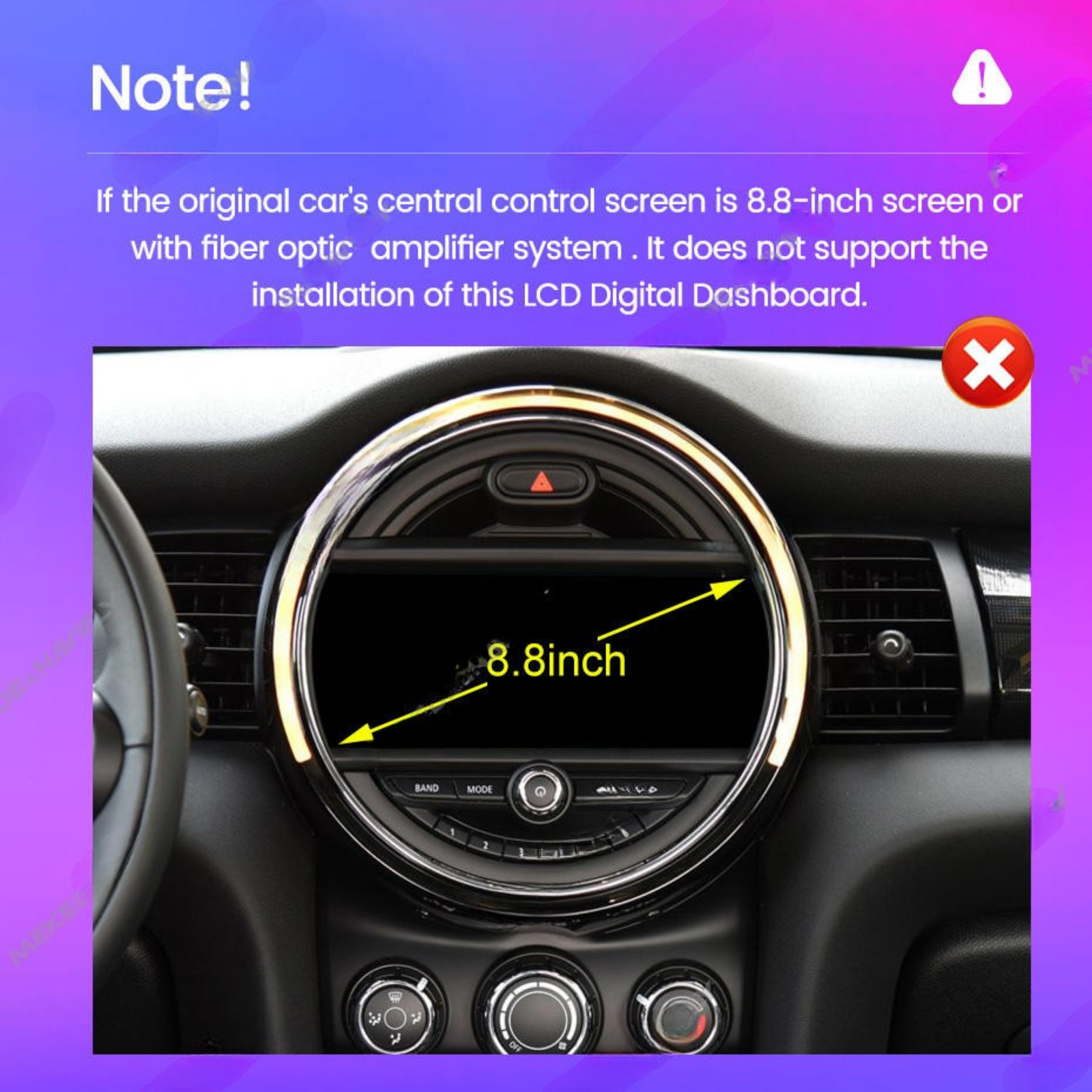 Mini 2014-2023 Digital Instrument Cluster – Linux System LCD Dashboard