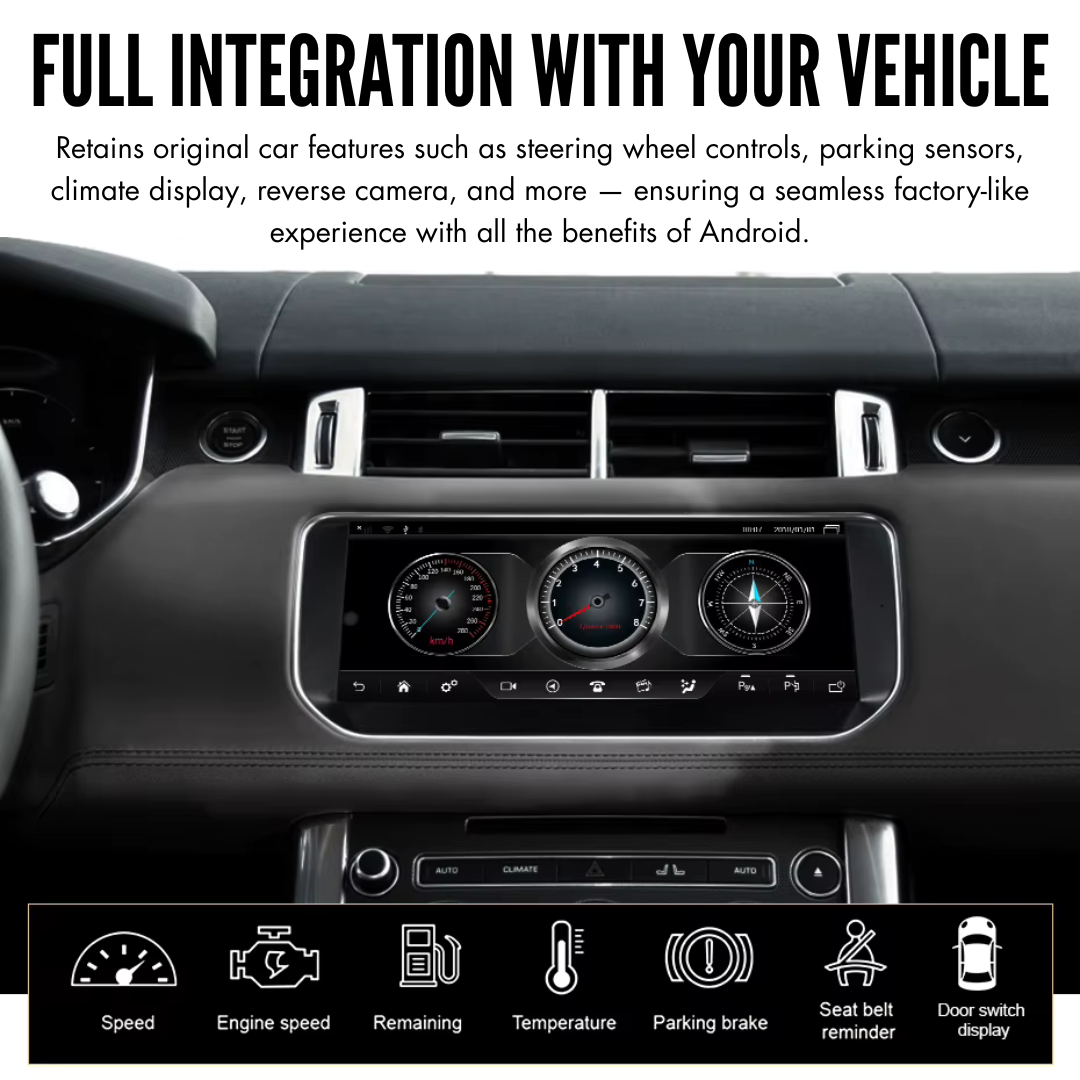 Range Rover L322 | 2002-2012 | Android 14 Wireless CarPlay & Android Auto | Car Stereo Head Unit | Land Rover - Pluscenter