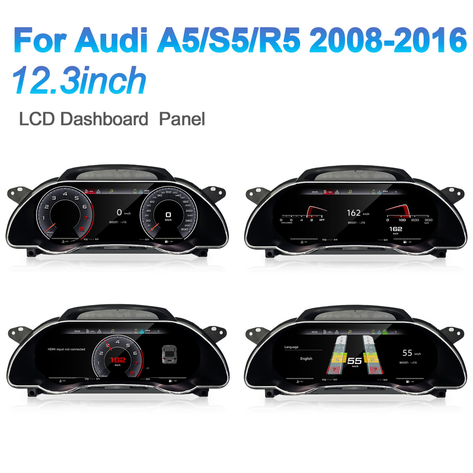Pour BMW | Série 3 4 | 2012-2020 | F30 F31 F32 F34 F35 F36 F80 F82 | Groupe numérique LCD 12,3