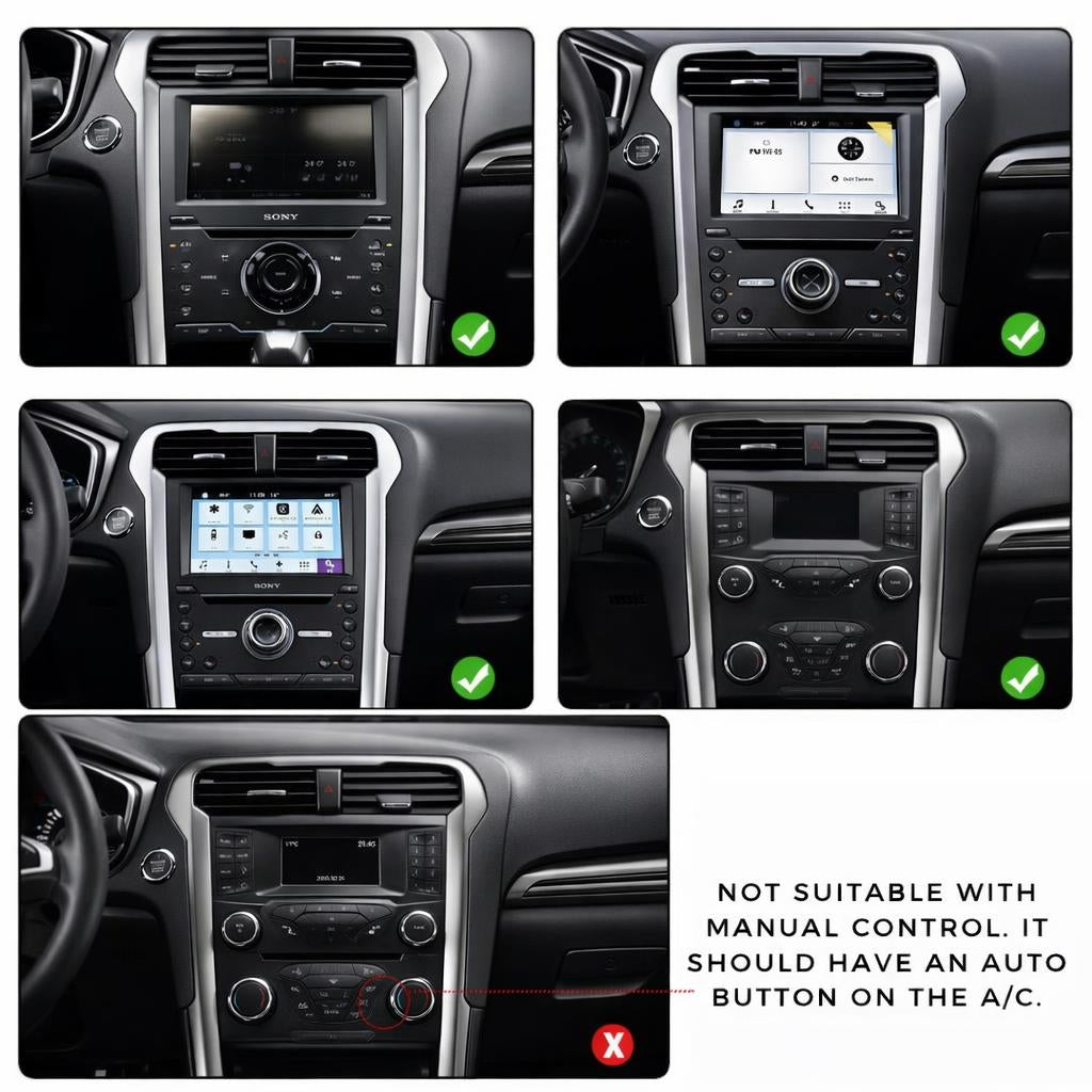 Ford Mondeo MK5 Fusion 2013-2022 Android 14 Car Stereo Head Unit CarPlay Android Auto - Pluscenter