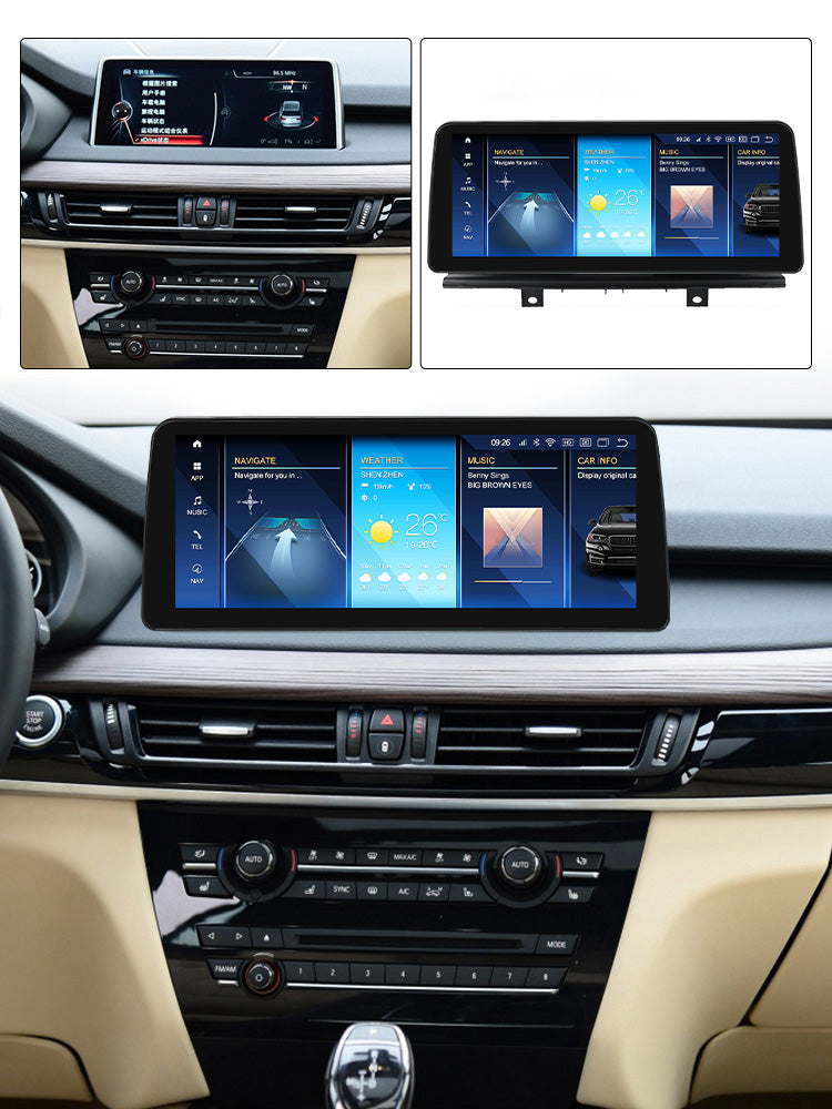 BMW X5 X6 | 2014-2019 | F15 F16 | Android 13 Wireless CarPlay & Android Auto | Car Stereo Head Unit NBT EVO