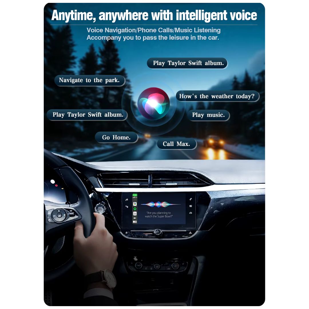 Décodeur Apple CarPlay sans fil pour Peugeot / Citroen Android Auto Box