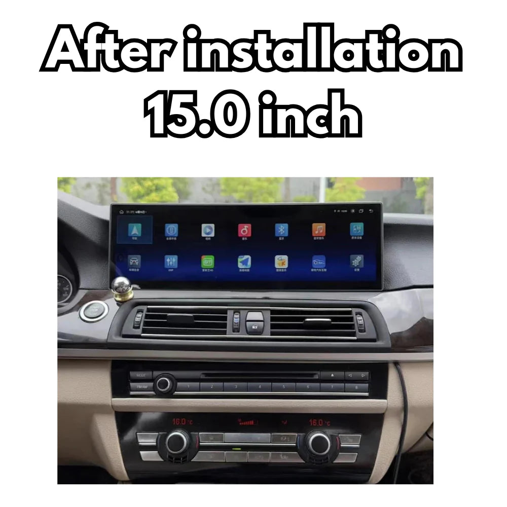 BMW 5 Series | 2010-2017 | F10 F11 F18 | Android 13 | Car Stereo Wireless CarPlay & Android Auto Head Unit CIC NBT