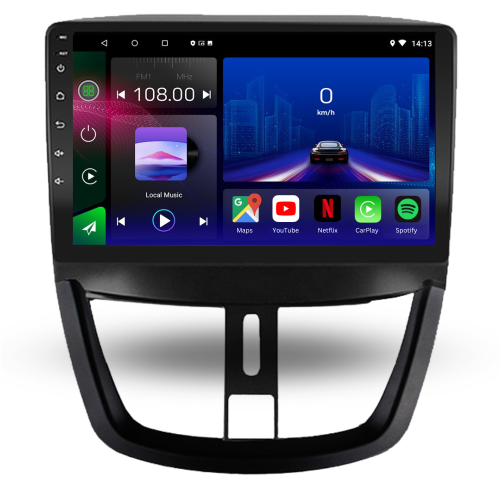 Peugeot 207 | 207 CC | 2006-2014 | Android 13 | Car Stereo Head Unit - Pluscenter