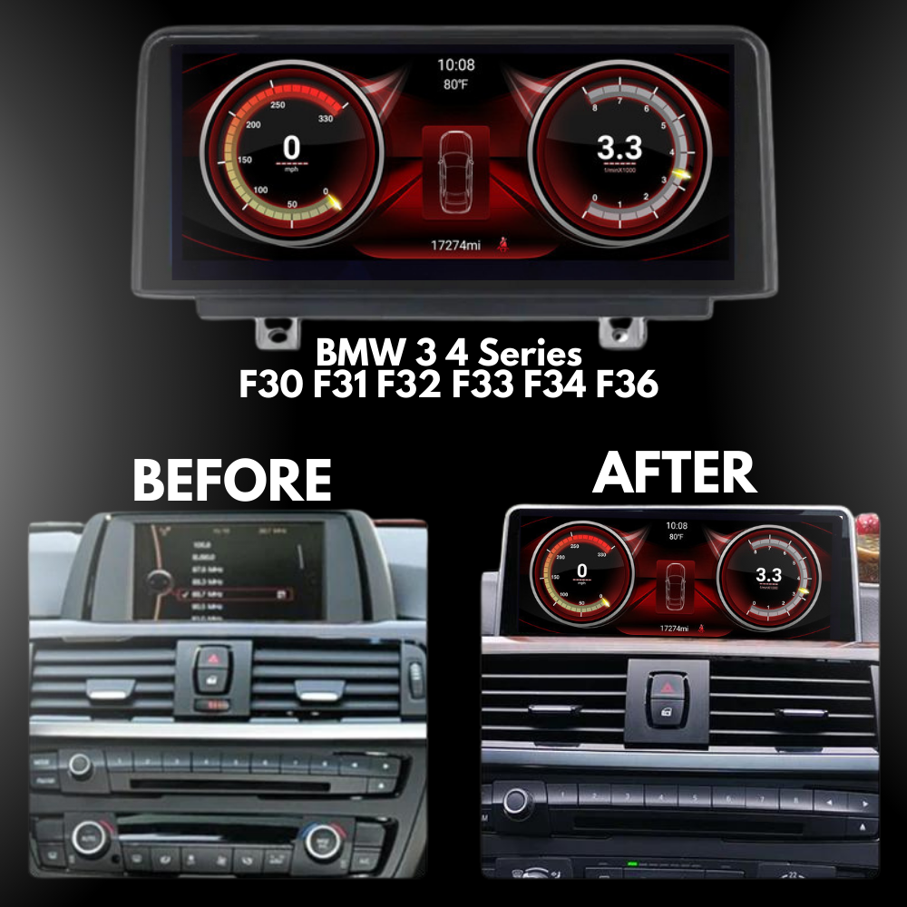 BMW 3 4 Series | F30 F31 F32 F33 F34 F36 | Android 12 | Car Stereo | Head Unit | NBT - Pluscenter