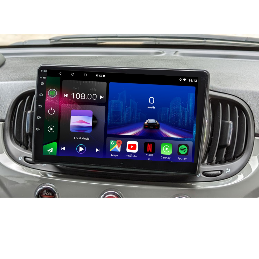 FIAT | 500 500C | 2015-2020 | Android 13 | Car Stereo Head Unit - Pluscenter