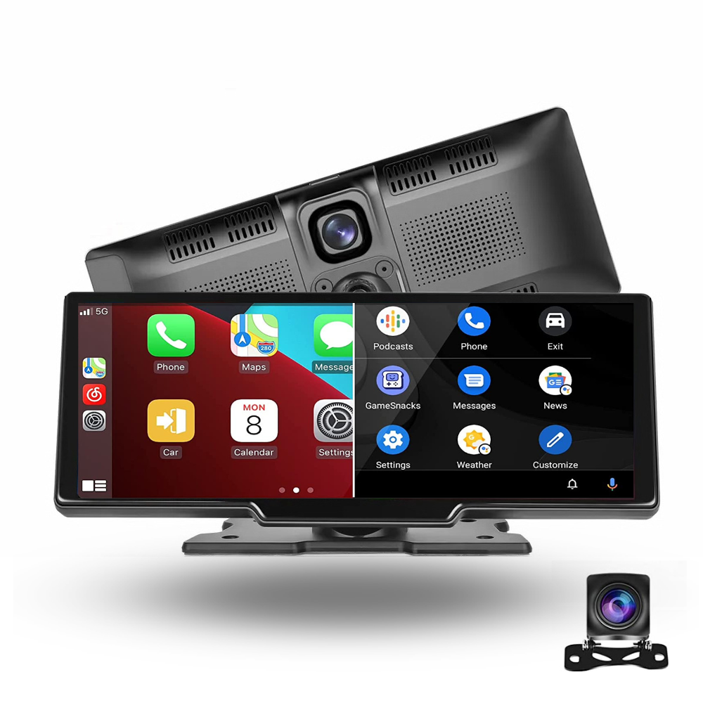 Smart Player | 10.26 Display | CarPlay Android Auto | Car Stereo  | Rear Camera Monitor | Dash Cam DVR | FM Radio - Pluscenter