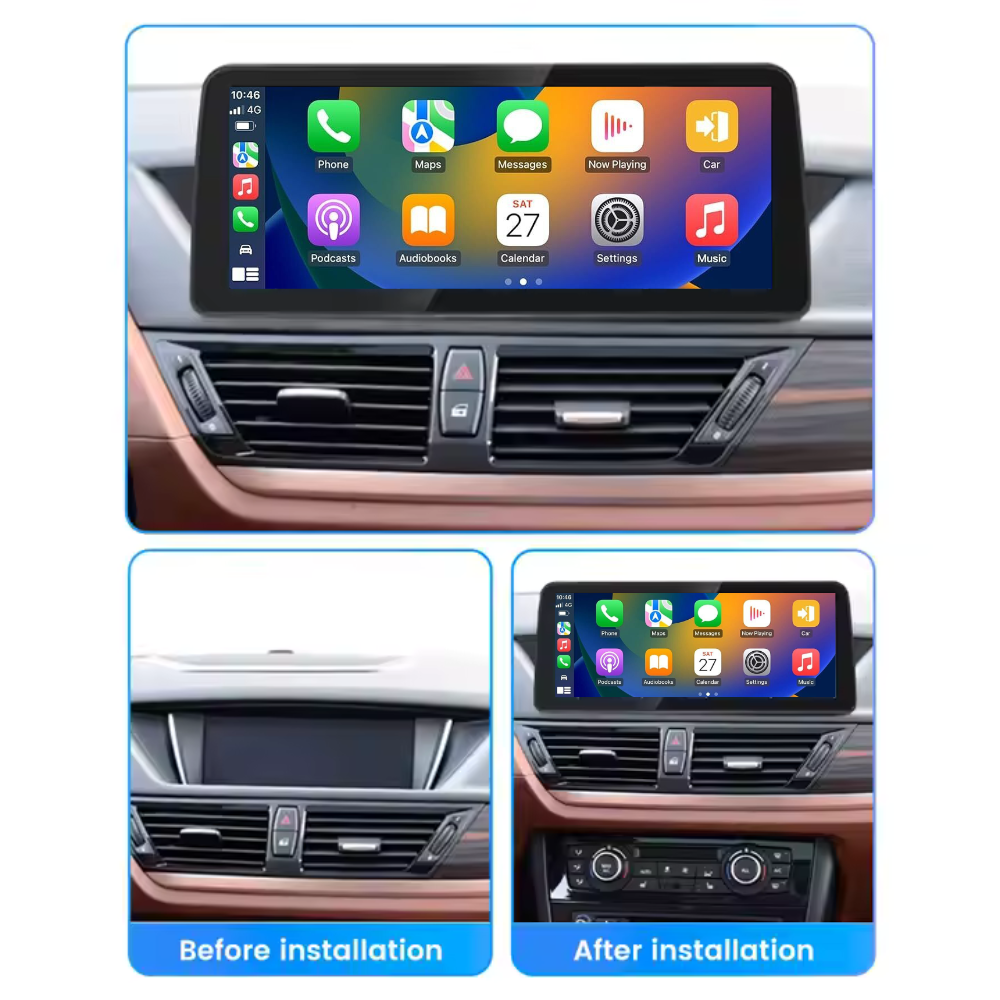 BMW X1 | 2009-2015 | Android 13 Wireless CarPlay & Android Auto | Car Stereo Head Unit 10.25inch 12.3inch