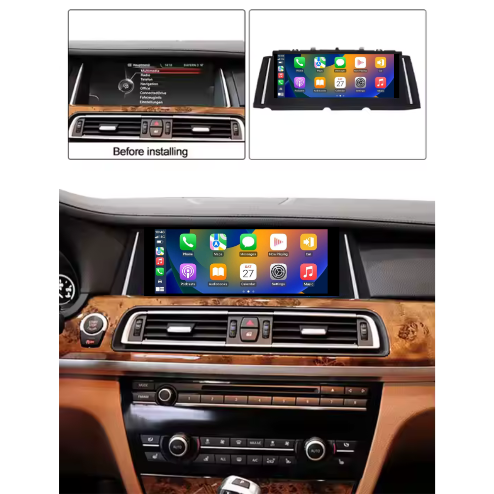 BMW 7 Series | 2008-2015 | F01 F02 F03 F04 | Android 13 Wireless CarPlay & Android Auto | Car Stereo Head Unit CIC NBT