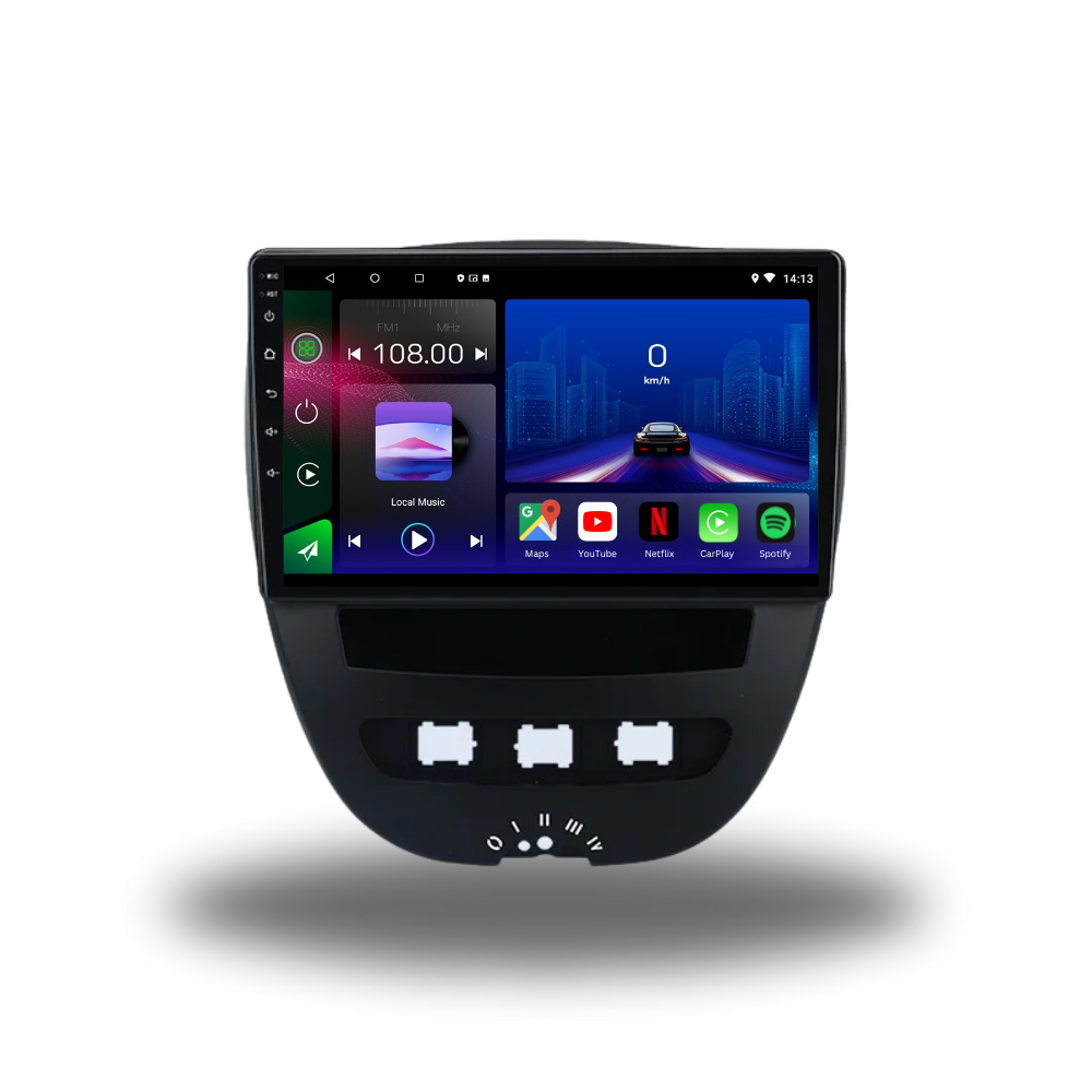 Peugeot 108 | Citroen C1 | Toyota Aygo | Android 13 | Car Stereo | Head Unit | 2005-2014