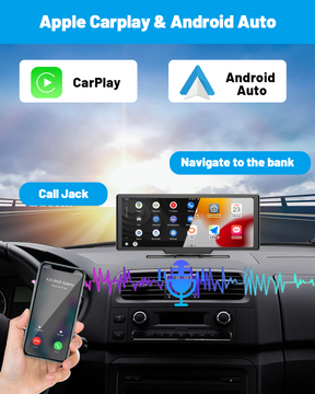 Smart Player | 10.26 Display | CarPlay Android Auto | Car Stereo  | Rear Camera Monitor | Dash Cam DVR | FM Radio - Pluscenter