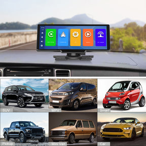 Smart Player | 10.26 Display | CarPlay Android Auto | Car Stereo  | Rear Camera Monitor | Dash Cam DVR | FM Radio - Pluscenter