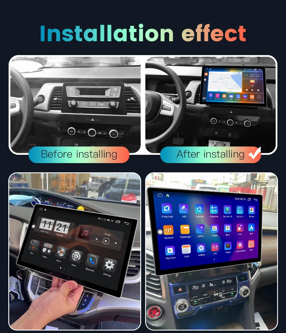 Tesla Model | 13.3inch | For Any Cars | Android 13 | Car Stereo | Head Unit - Pluscenter