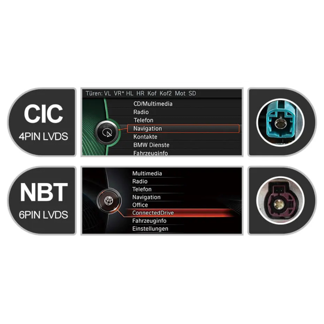 BMW 5 Series GT | 2009-2017 | F07 | Android 13 Wireless CarPlay & Android Auto | Car Stereo Head Unit CIC NBT - Pluscenter