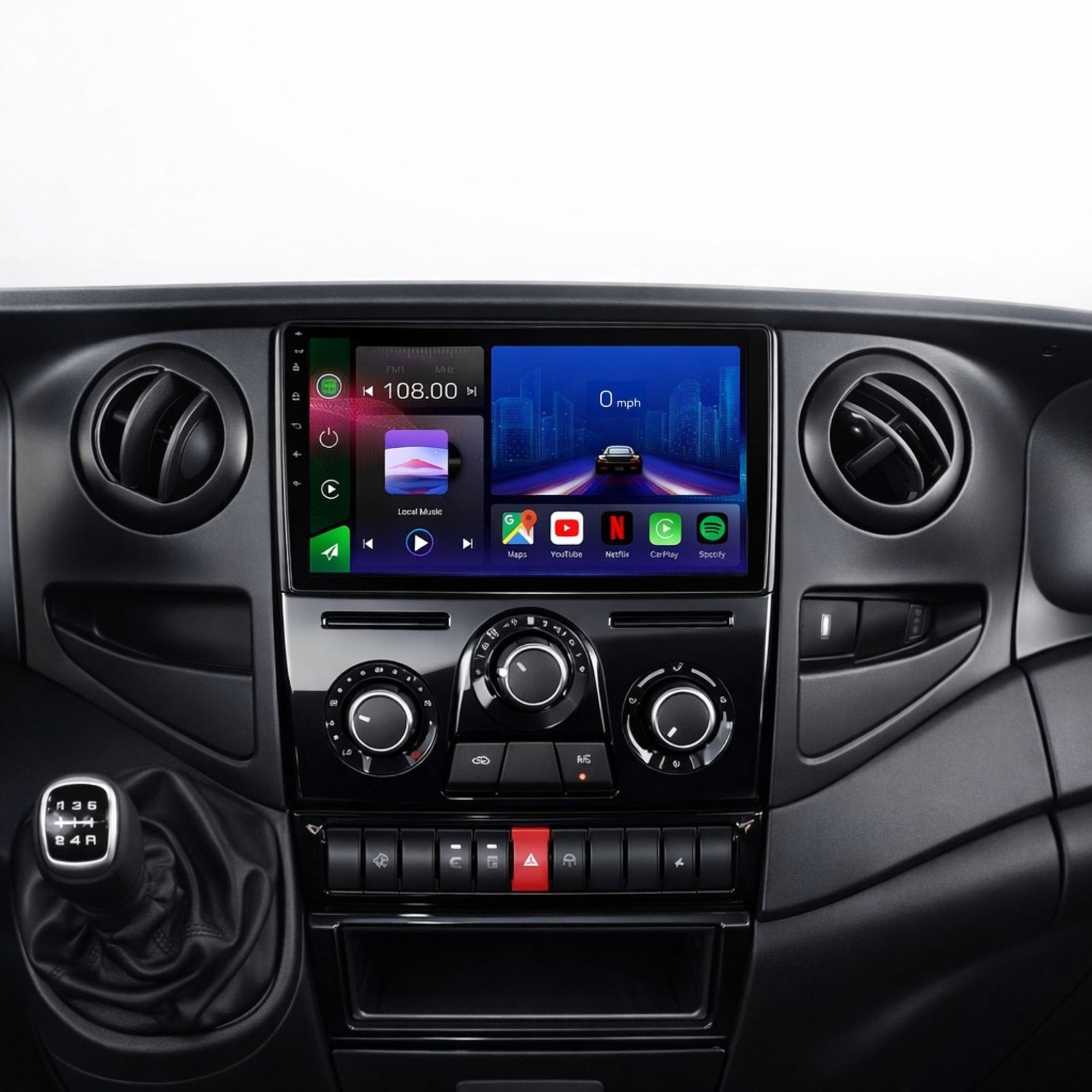 Ford Transit Tournéo | 2013-2019 | Android 12 | Unité de tête stéréo de voiture