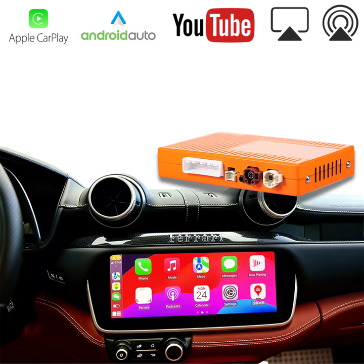 Syncsonic Premium For Ferrari Wireless Apple CarPlay Retrofit Android Auto