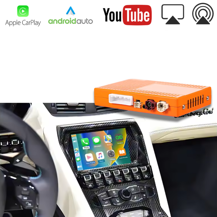 Syncsonic Premium For Lamborghini Wireless Apple CarPlay Retrofit Android Auto Aventador Huracan