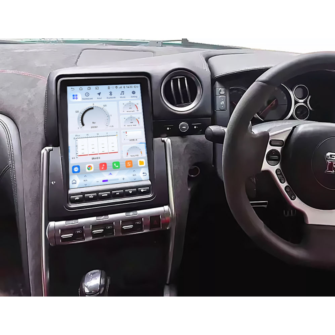 Nissan GT-R GTR 2007-2018 Android 15 Car Stereo Head Unit | CarPlay Android Auto - Pluscenter