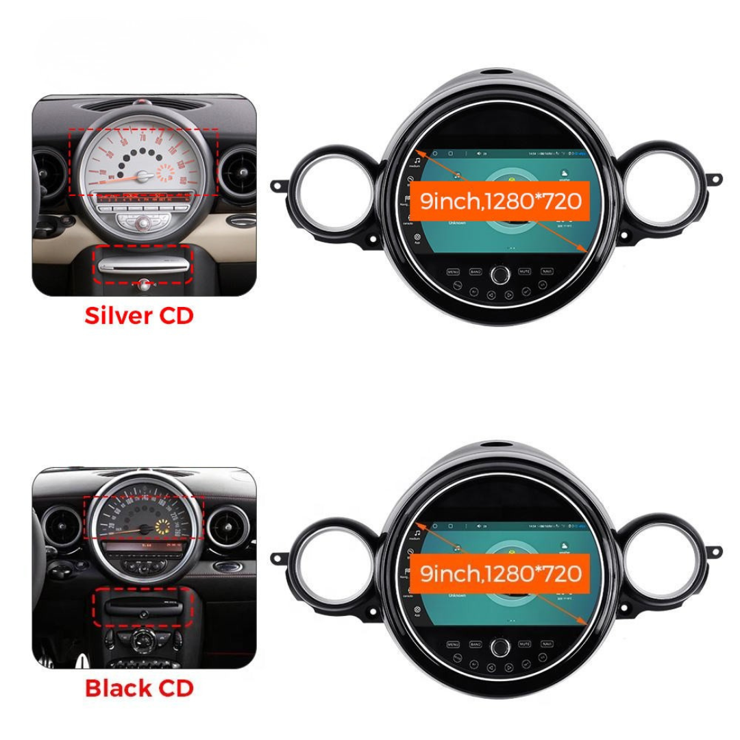 Mini 2006-2014 R51 R56 R57 R58 R59 R60 Android 15 Car Stereo Head Unit | CarPlay & Android Auto - Pluscenter