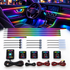 18-in-1 RGB LED Car Interior Ambient Lighting Kit – Dashboard, Door & Footwell Lights - Pluscenter