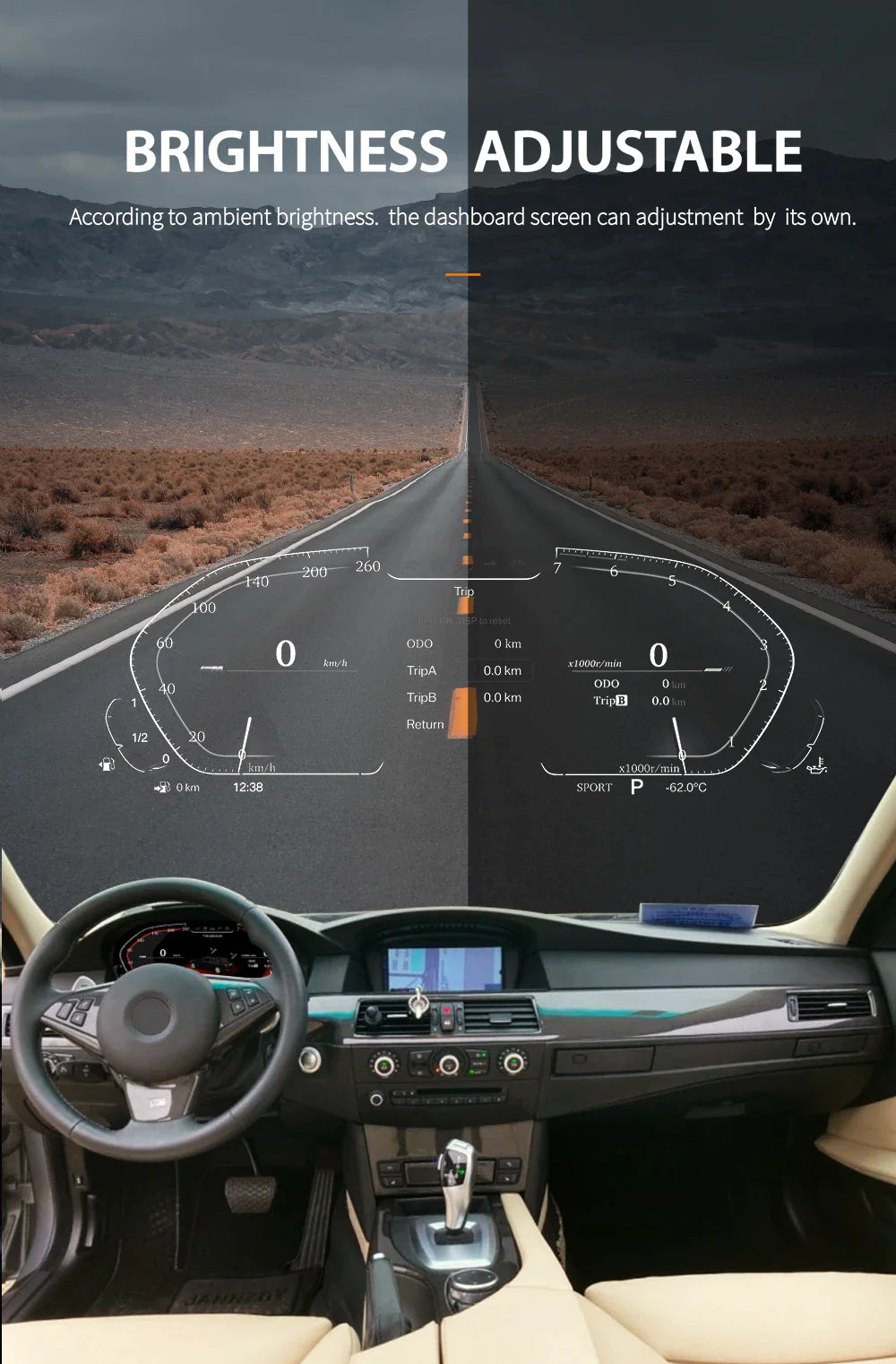 For BMW | 3 Series | 2005-2012 | E90 E91 E92 E93 | 12.3" LCD Digital Cluster | Instrument Cockpit Speedometer | Dashboard Display - Pluscenter