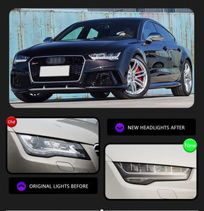 Audi | A7 S7 RS7 | 2011-2018 | Car Headlights LED Rear Tail Lights Sequential Turn Signal | Facelift - Pluscenter