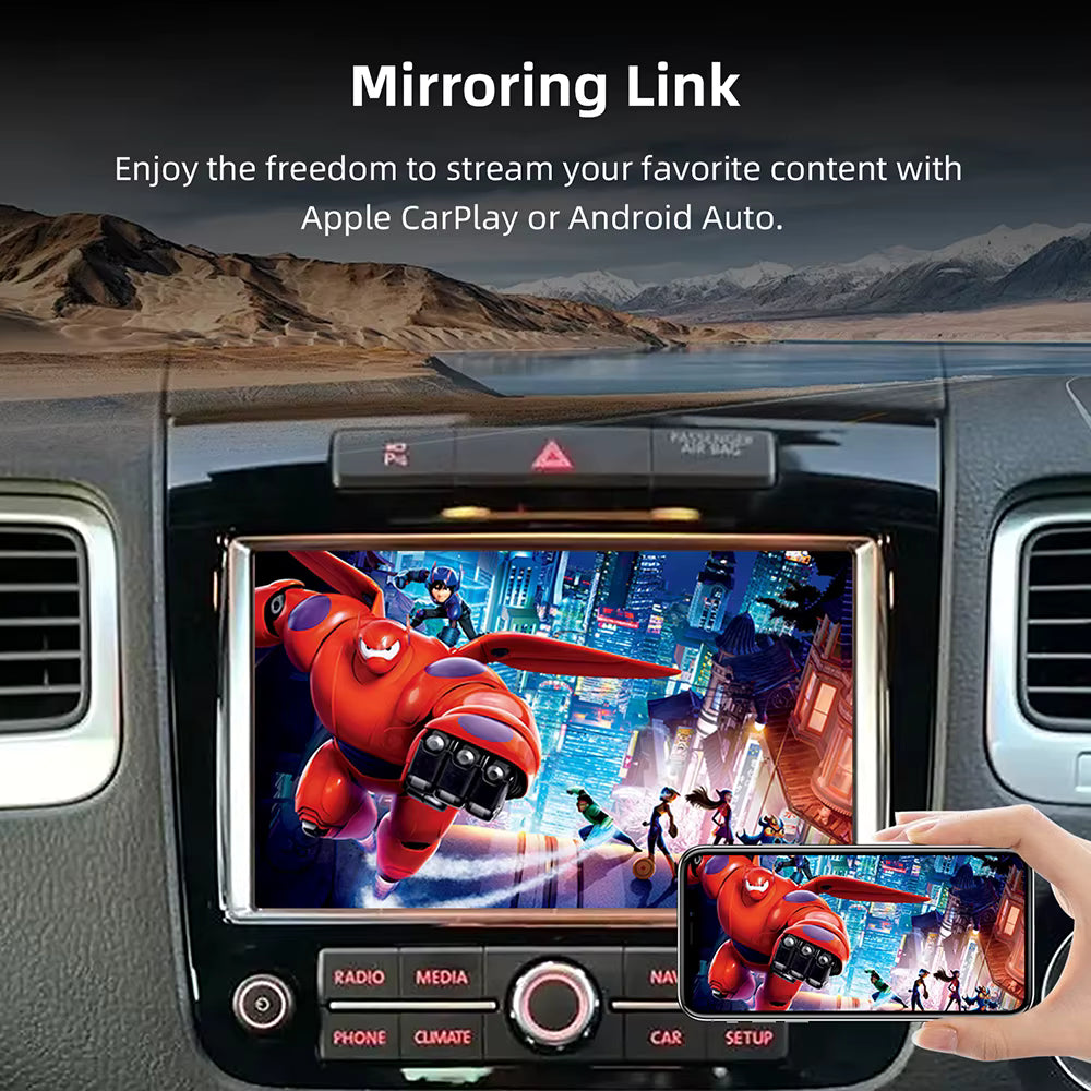 Kabelloser Apple CarPlay-Decoder für Peugeot/Citroen Android Auto Box