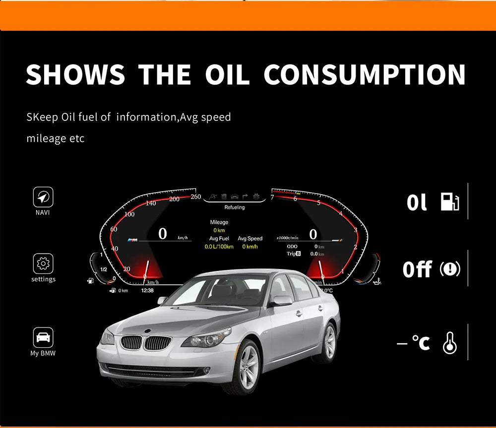 For BMW | 3 Series | 2005-2012 | E90 E91 E92 E93 | 12.3