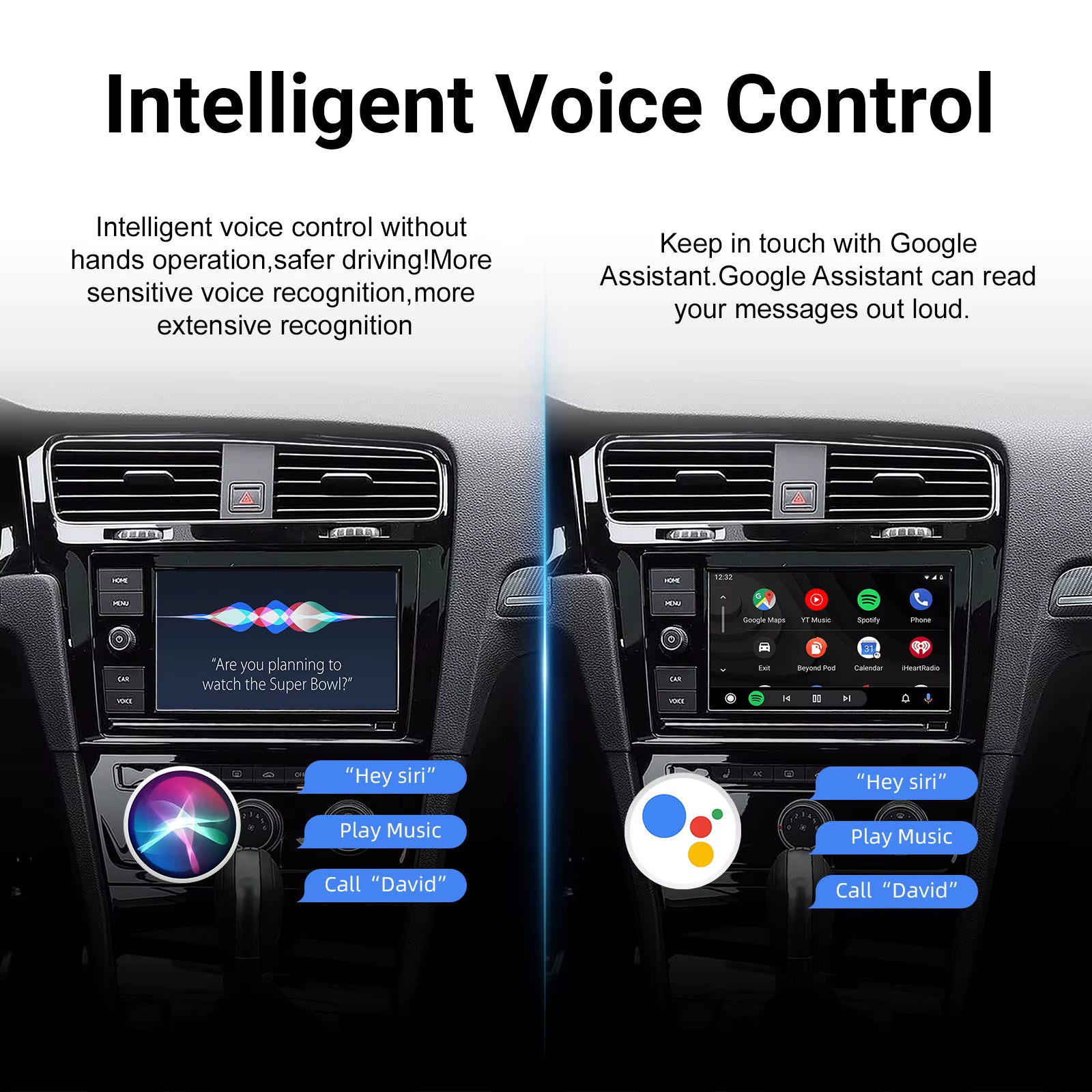 Decodificatore wireless Apple CarPlay per Peugeot / Citroen Android Auto Box