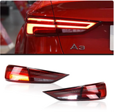 Audi | A3 S3 RS3 | 2013-2019 | Car Lights LED Rear Tail Lights Sequential Turn Signal - Pluscenter